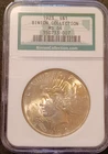 1923 $1 Peace Dollar from the Binion Collection NGC MS64