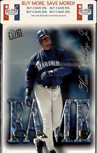 Ken Griffey Jr #1 1997 Ultra Fame Game card