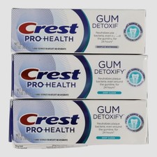 Crest Pro-Health Gum Detoxify Deep Clean Toothpaste 3.7 Oz. Pack of 3