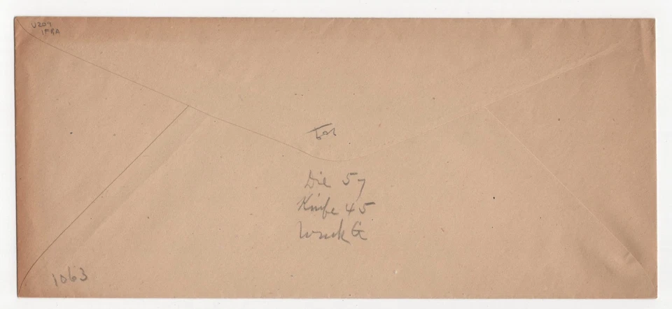 US 1874 SCOTT #U209 ENTIRE THIRTY CENTS ON MANILA MINT XF - Image 2 of 2