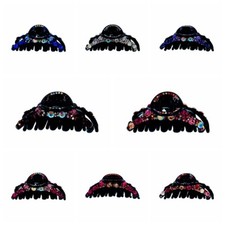 HANDMAD ACRYLIC HAIR CLAW CLIP JAW HAIRPIN made with SWAROVSKI CRYSTAL SW6