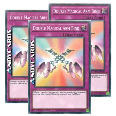 3x DOUBLE MAGICAL ARM BIND (Doppelte magische Kontrolle) Common   DLCS EN066 YUGIOH!