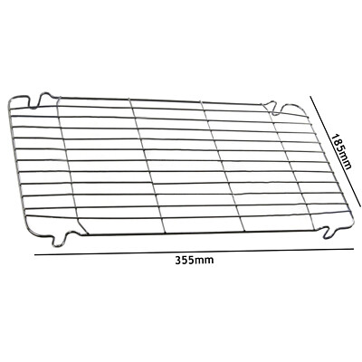 Großer Grillpfannenrost Gittergitter für BOSCH NEFF SIEMENS Backofen Herd 355 x 185 mm