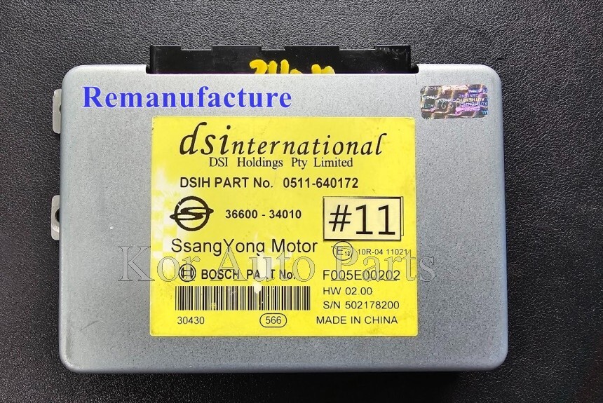 Korando c UNIT-T/M CONTROL 36600-34010 /Remanufacture | eBay