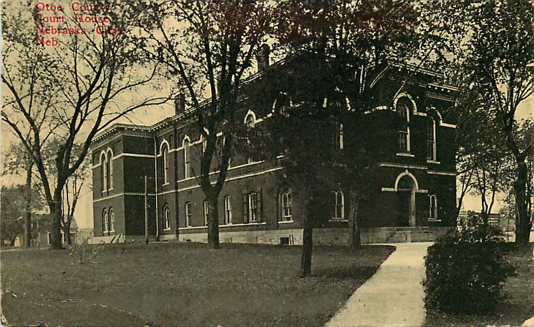 Postcard Otoe County Court House, Nebraska City, Nebraska used in 1913 eBay