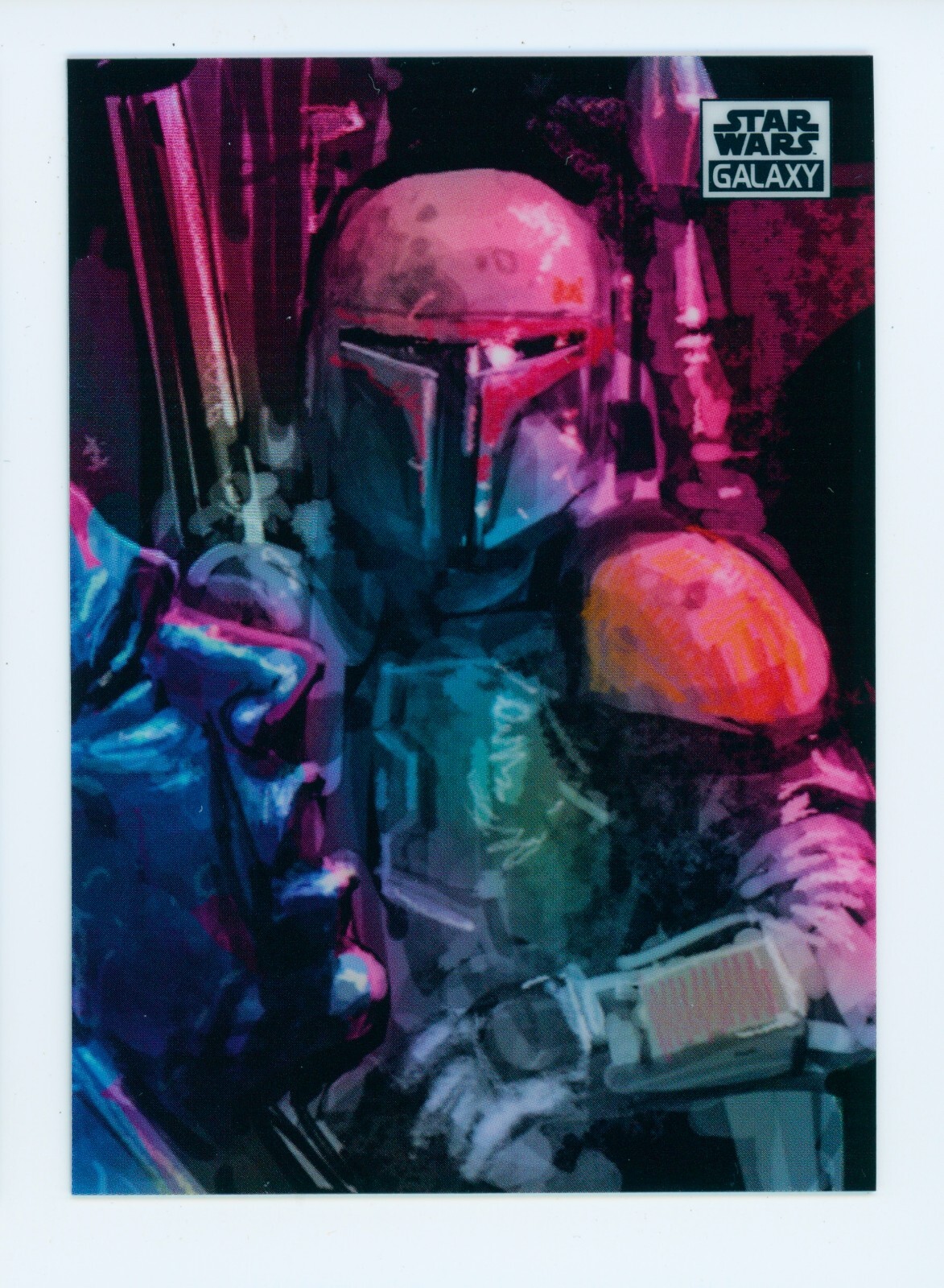 2021 Boba's Prize Topps Chrome Star Wars Galaxy Refractor #74 SP