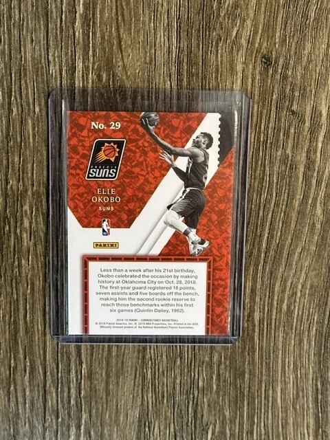 2018-19 Panini Cornerstones Startups Elie Okobo #29 Rookie RC - Image 2 of 2