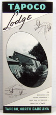 Vtg 1959 Brochure TAPOCO Lodge North Carolina Smoky Mountains Mid Century