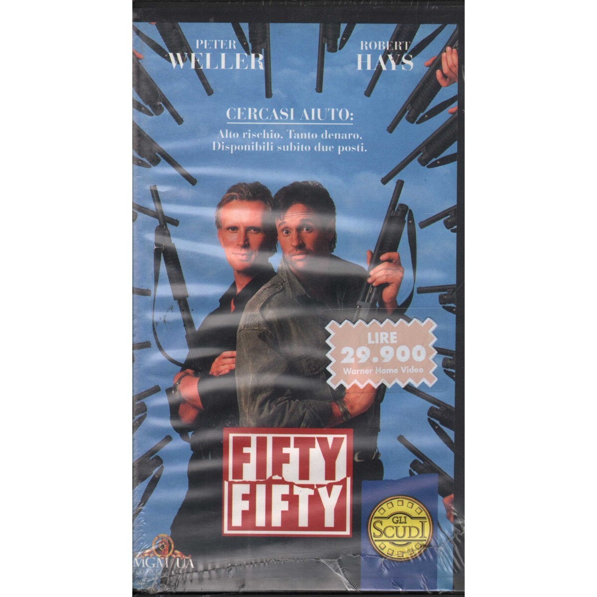Fifty Fifty VHS Charles Martin Smith Univideo - PIV33040 Sealed