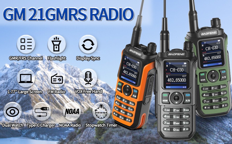 Police Fire Radio Scanner Handheld Transceiver Portable Antenna Dual ...