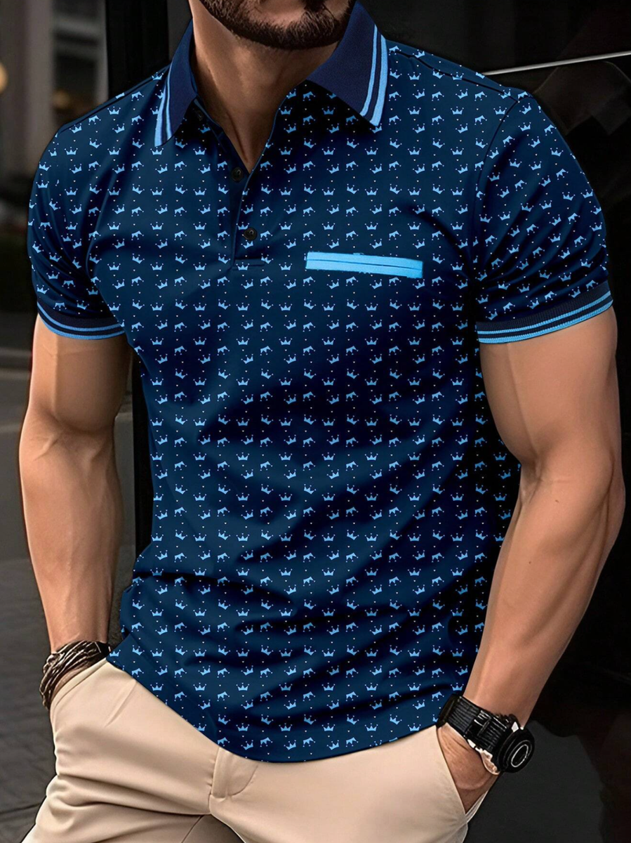 Casual Camisas Polo De Hombre Playera Polo Hombre Manga Corta Moda