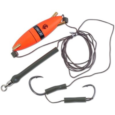 Uni Cat Power Rattle Hair Rig 10g 4/0+2/0 95kg Wels System Montage U-Pose 641242