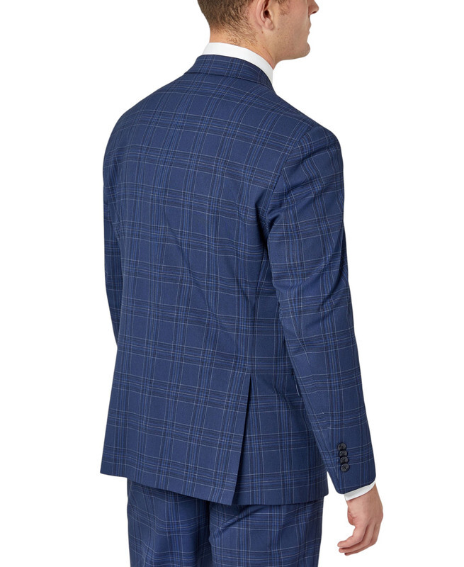 Sean John Men's Classic-Fit Patterned Suit Jacket (Blue, 38R) | eBay