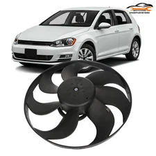 For 1999-2006 Volkswagen Golf 1.9L 2.0L 2.8L Radiator Cooling Fan Assembly