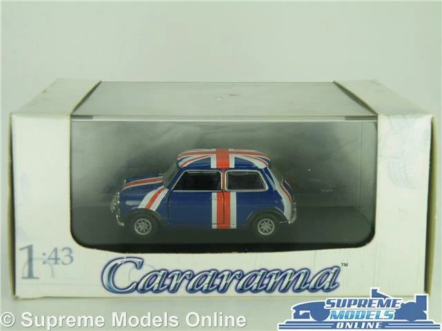 MINI COOPER MODEL CAR UNION JACK FLAG 1:43 SCALE AUSTIN MORRIS CARARAMA BMC K8 - image 4 of 4