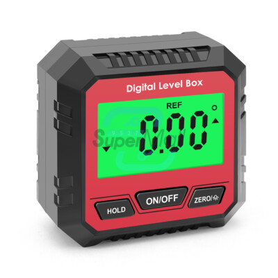 Digital Inclinometer Level Meter Goniometer Angle Bevel Tester Magnet 90° Ruler