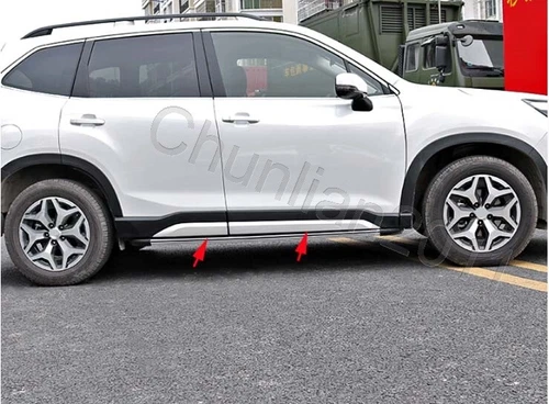 Steel Body Door Sill Side Molding Cover Trim for 2019-2023 Subaru Forester 4pcs