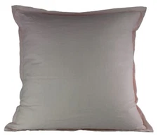 Eastern Accents de Medici Shiloh Linen Euro Sham With Insert - Petal – 27” x 27”