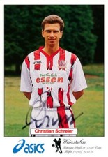 CHRISTIAN SCHREIER autograph-RW red and white Essen 1996/97