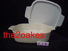 A-1 SANDSTONE Corning Ware Casserole Dish Corelle Cover 1 qt quart A-1-PC Lid