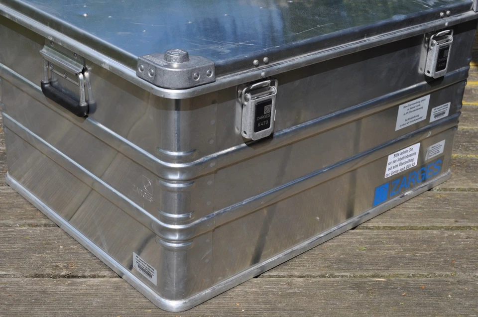 Zarges K470 Kiste Box Alukiste Alubox Transportkiste Lagerbox Ex. Bundeswehr - Bild 3 von 4