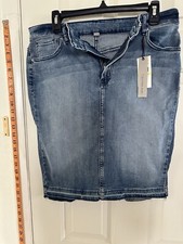 calvin klein denim skirt