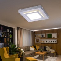 Deckenlampe Esszimmerleuchte Deckenleuchte Silber Led Flurleuchte Warmweiß Alu
