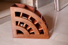 Personalized wooden Handmade Remote Control Storage Holder Stand Organizer