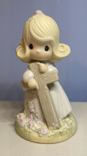 Figurine I Believe in the Old Rugged Cross Precious Moments - Sandale (2001) - Photo 1/5