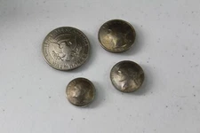 Lots Of 4 Button Covers Silver Money Half Dollar Quarter Dime Nickel