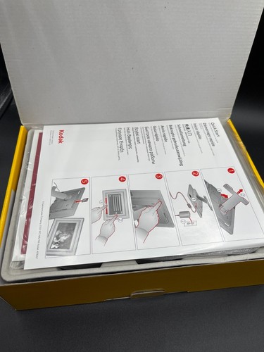 Kodak EasyShare M820 8'' Digital Picture Frame 1000 Photos NEW Open Box - Picture 6 of 13