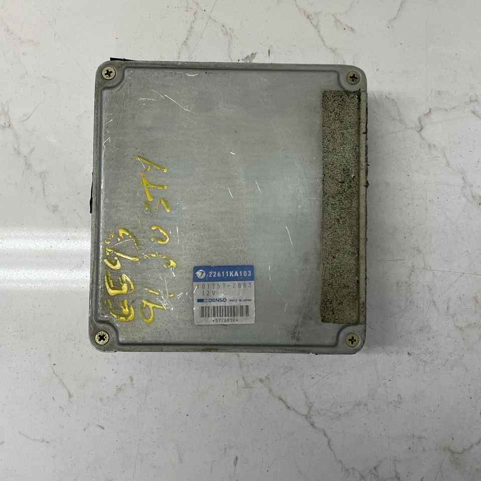MOTOR COMPUTADOR SUBARU JUSTY 1990 1991 22611KA103 ECM ECU PCM FABRICANTE DE EQUIPAMENTO ORIGINAL - Imagem 4 de 4