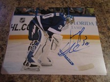 DWAYNE ROLOSON SIGNED 8X10 MATTE PHOTO TAMPA BAY LIGHTNING