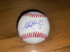 TEXAS RANGERS MICHAEL LORENZEN SIGNED AUTOGRAPHED BALL BASEBALL COA