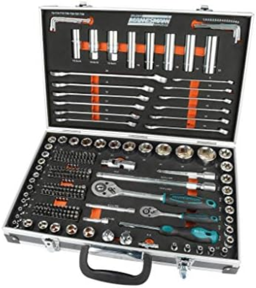 BrÃ¼der Mannesmann Tools M98432 Socket Spanner Set 232 Pieces