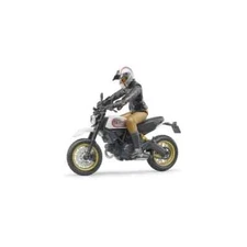 Bruder 63051 Scrambler Ducati Desert Sled Motorcycle with Rider