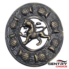 Rampant Lion Mount Fly Plaid Brooch Antique Highlanders Men Kilt Plaid Brooch