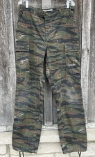 US Army Propper Men’s Camouflage Camo Cargo Tactical Pants Pockets Adjustable