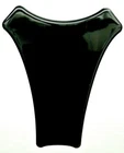 Black Smaller Tank Pad Pattern 4 no contour Gel Dome 3D 160mm x 130mm