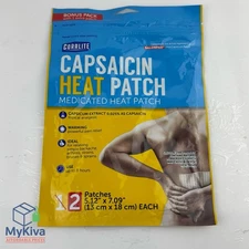 Coralite heat patch capsaicin topical analgesic 5.12 x 7.09 inch single