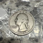 1934 Washington Quarter Silver Circulated US Coin