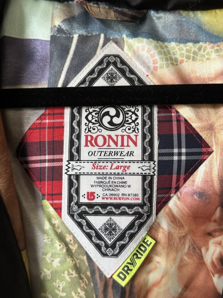 Burton x Playboy Ronin “LOVE” Snowboard Jacket 2009 NWT size Large
