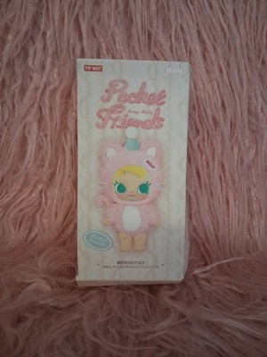 POP MART Baby Molly Pocket Friends Series Keychain Vinyl Plush Blind Box 