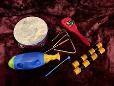 5 piece musical instrument percussion making set