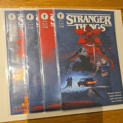 STRANGER THINGS KAMCHATKA #1 #2 #3 #4 COMICS LAST SET BRAND NEW  BUNDLED LOT