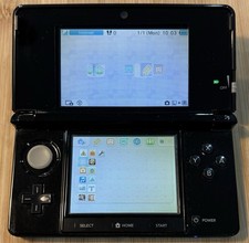 Nintendo 3DS Handheld System - Black With Charger, Stylus 32GB/SD Card