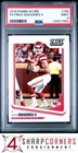2018 PANINI SCORE #159 PATRICK MAHOMES II CHIEFS PSA 9