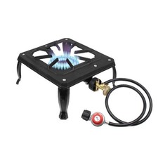 Cast Iron Propane Gas Stove Portable Removabl...