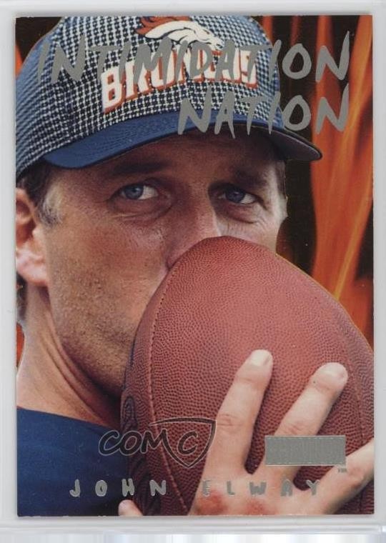 1998 Skybox Premium Intimidation Nation John Elway #7IN HOF 07r2