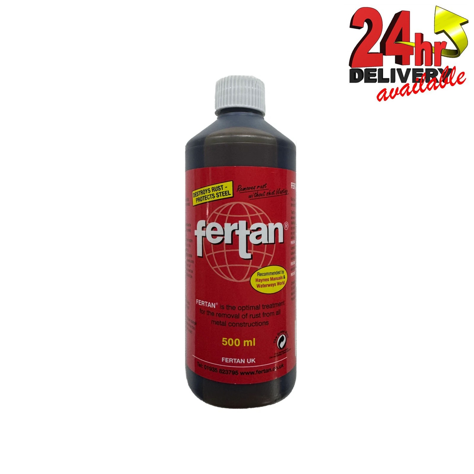 Fertan Rust Killer / Remover / Treatment 500ml Corrosion Protector Remedy